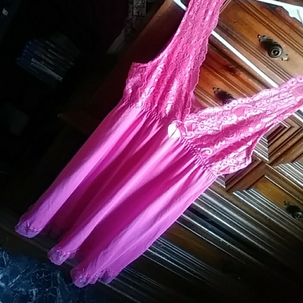 Pink lingerie